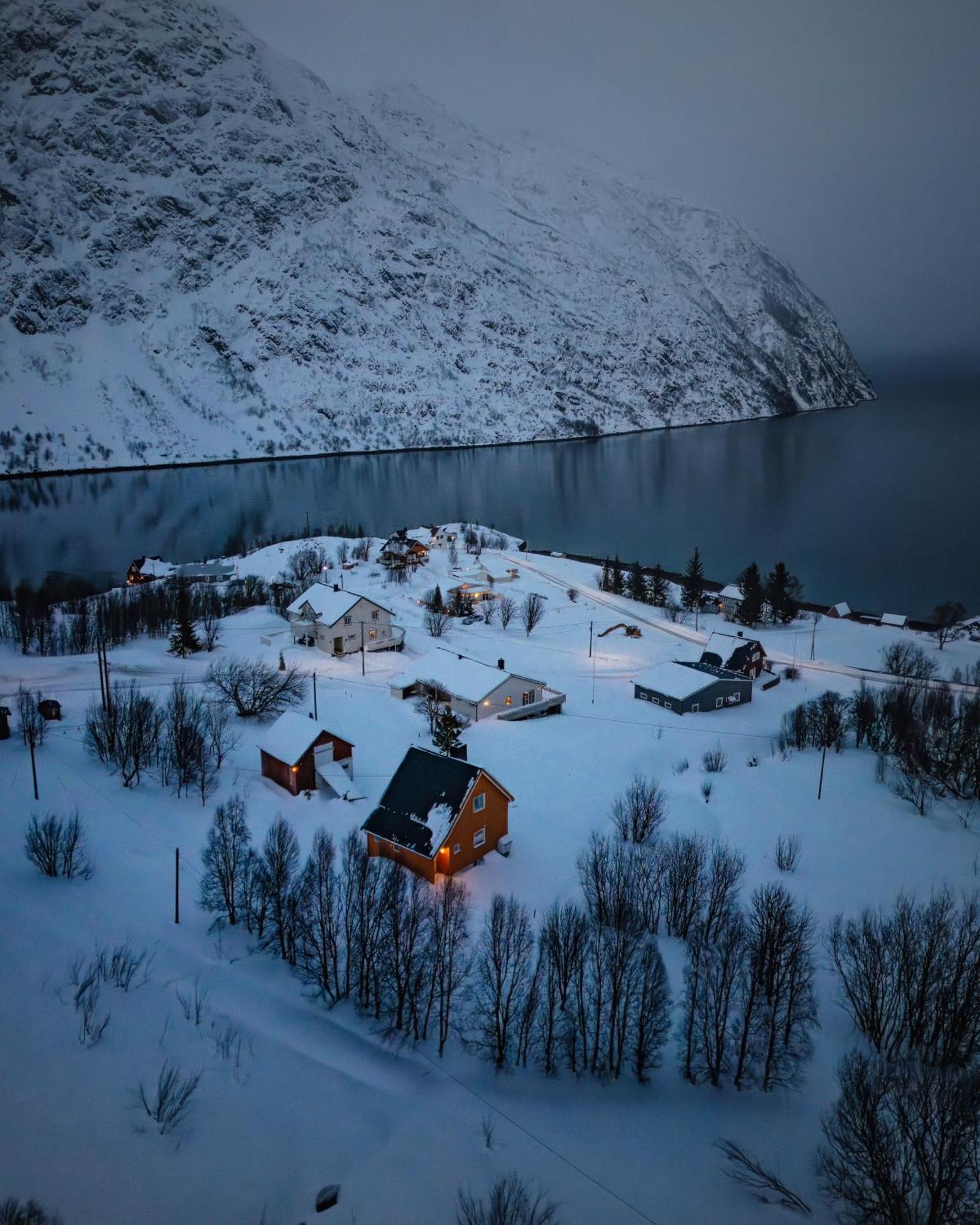 Lyngen Aurora House Villa Koppangen Bagian luar foto
